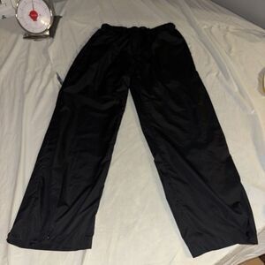REI Mens Hiking Adjustable Black Water Resistant Nylon Pants size XS packable